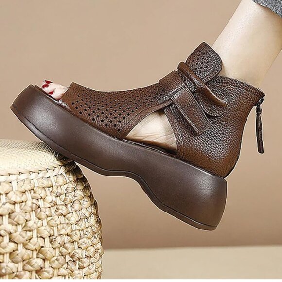 Black Orthopedic sandal - Picture 2 of 4